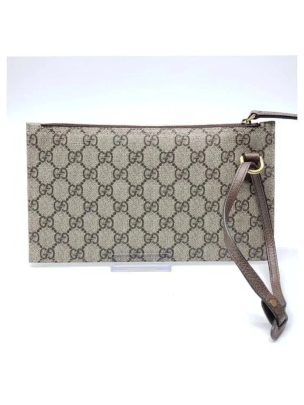 Authentic Gucci Ophidia GG Supreme Large Tote Bag Web Stripe w/ Pouch Bag